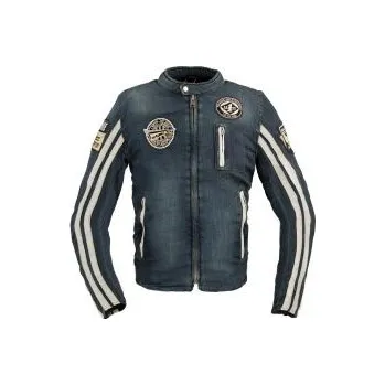 Moto bunda Pánská moto bunda W-TEC Wildone - modrá, S