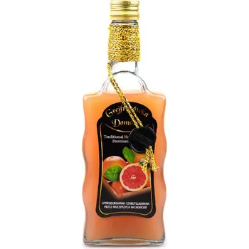 Láhev Láhev s vlnitým dekorem 500ml - GREJPFRUITOVÁ DOMÁCÍ