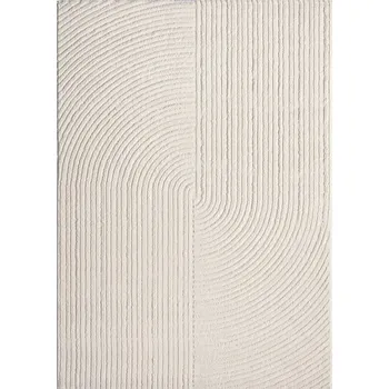 Koberec KRÉMOVÝ STYLOVÝ KOBEREC 80x150 PREMIUM ELEGANTNÍ KOBEREC COSTA 212 CREME