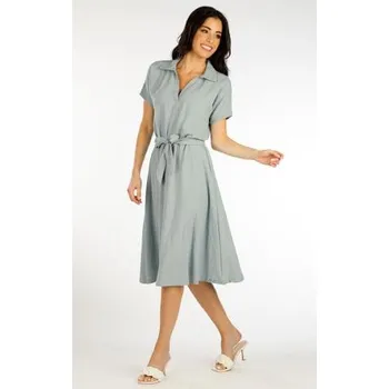 Dámské šaty Dámské šaty s krátkým rukávem Litex 5F090 sv. mentolová S