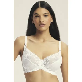 Těhotenská podprsenka Kojící podprsenka Esotiq Caris Bílá 75G