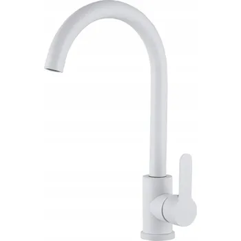 Vodovodní baterie Kuchyňská baterie stojánková Gamma DECO bílá, stříbrná