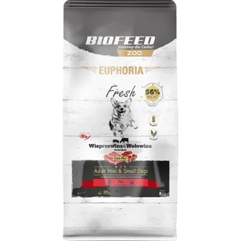 Krmivo pro psa Biofeed EUPHORIA FRESH Meat Adult 8kg Mini Small Vepřové Hovězí
