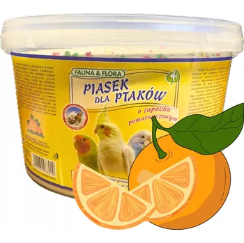 Pro ptáka ORANŽOVÝ PÍSEK PRO PTÁKY FAUNA FLORA 5 KG vonný přírodní minerální