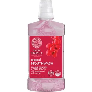 Ústní voda Natura Siberica Přírodní ústní voda s Limonnikem nanai a brusinkami (Natural Mouthwash) 520 ml + 2 měsíce na vrácení zboží