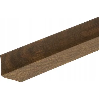 soklová lišta Lišta Cezar PVC 24 x 28, délka 1500 cm, kaštanová