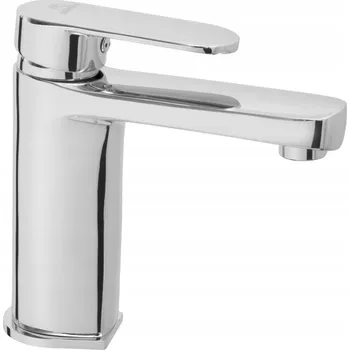 Vodovodní baterie Stojánková umyvadlová baterie DIAMOND NEVIS stříbrná