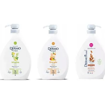 Sprchový gel Dermomed Sada 3x Sprchový gel 1000 ml - Mandle, Mango, Limetka