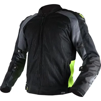 Moto bunda XRC Haderg AIR 2.0 men jacket blk/grey/fluo vel. M