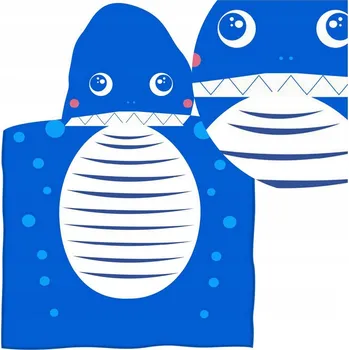 Deka s kapucí Łóżkoholicy 120 x 60 cm modrá