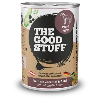 Krmivo pro psa The Goodstuff Masová konzerva pro psa - koňské maso s cuketou a jablkem 800g - Goodstuff