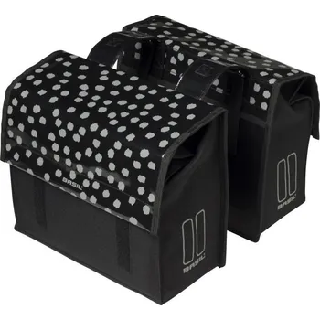 Příslušenství pro cyklistiku Brašna Basil Urban Load S Double na nosič černo/šedá