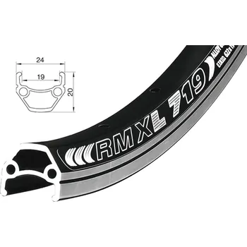 Ráfek na kolo Remerx Dragon L-719 507x19 černý 32 děr (Ráfek REMERX Dragon L-719 507x19 černý 32 děr)