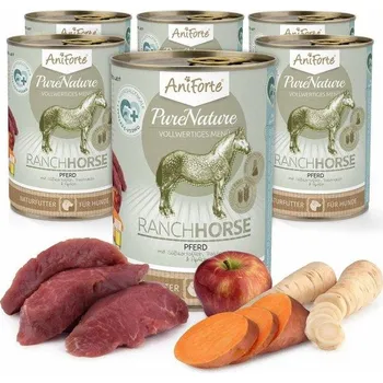 Krmivo pro psa Aniforte Konzerva koňské s batáty a jablkem 400 g Varianta: 400