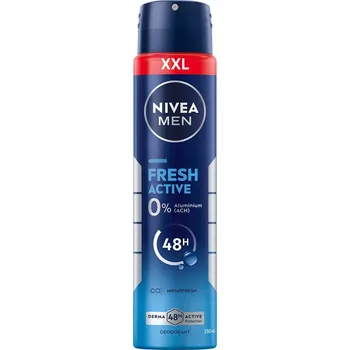 NIVEA MEN FRESH ACTIVE Pánský Deodorant ve spreji - bez alkoholu 250ml