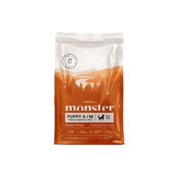Krmivo pro psa Monster Original granule pro štěňata S/M kuře/krůta Hmotnost: 12 kg