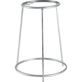 Venkovní odpadkový koš Meva Stojan na pytel bez víka žárově zinkovaný