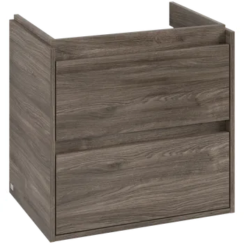 Koupelnový nábytek Villeroy & Boch Skyla - Skříňka pod umyvadlo 622x439 mm, 2 zásuvky, Stone Oak C79500RK