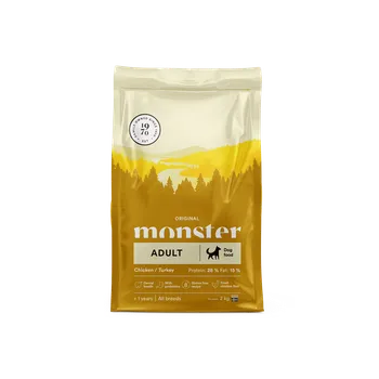 Krmivo pro psa Monster Original granule pro dospělé psy kuře/krůta malé kousky Hmotnost: 2 kg