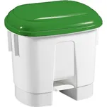 Meva Plastový odpadkový koš Sirius 30 l. - zelené víko