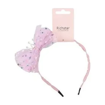 Čelenka Čelenka s mašlí, růžová