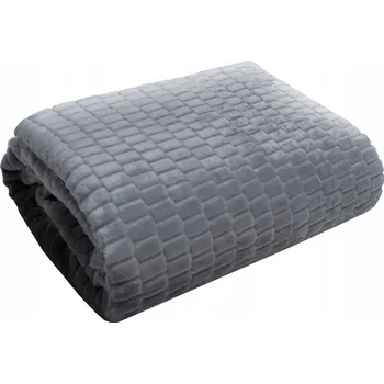 Prostěradlo Deka z mikrovlákna Koney 160 cm x 200 cm šedá