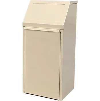 Odpadkový koš Meva Výklopný koš - krémový 40 l