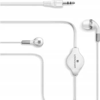 Sluchátka Lexingham sluchátka 3,5mm s navíjecím kabelem