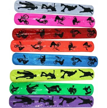 Reflexní pásek na kolo Skillcrafting OPASKA ODBLASKOWA NA ZÁPĚSTÍ VÝSTRAŽNÝ