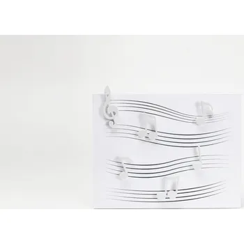 Dekorativní magnet Sada 6 magnetů Memody, bílá, 10260-WH