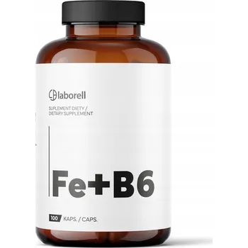 Doplněk stravy Laborell Železo Fe+B6 100 kapslí
