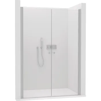 Cerano Sprchové 2-křídlové otočné dveře Antelo L/P, 6 mm, chrom, transparentní sklo, 92x190 cm, CER-432319