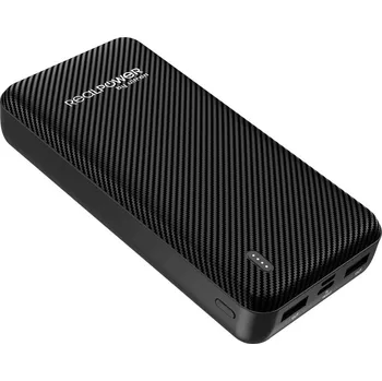 Powerbanka RealPower REALPOWER PB-20000 SE powerbanka Li-Pol, 20.000 mAh, černá