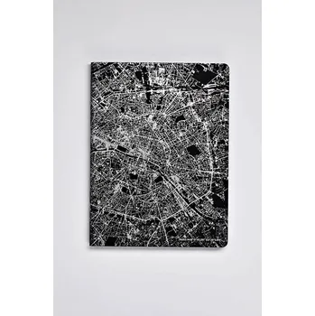Zápisník Poznámkový blok Nuuna Paris Silver L 53627 černá 99X
