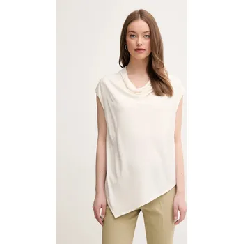 Dámské oblečení Halenka Sisley 5FNTLQ08P béžová 01X, vel. L