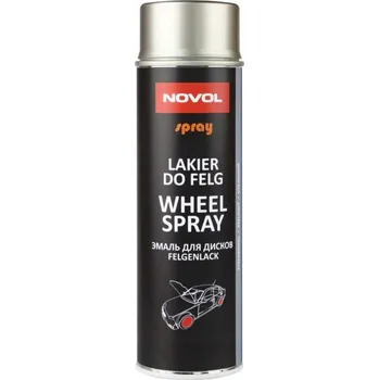 Akrylový lak na disky a poklic ocelové sprej NOVOL WHEEL SPRAY 500 ml