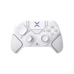 Turtle Beach Victrix Pro BFG Reloaded, drátový/bezdrátový herní ovladač pro PS4/PS5 a PC, bílá