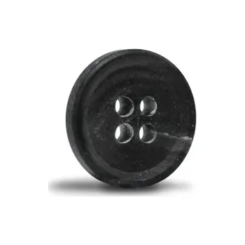 Knoflík Knoflík 15mm, tmavě šedý, matný