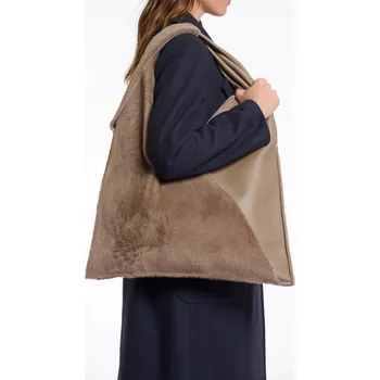 Rino & Pelle Rino&Pelle velká kabela triagl Soraya hnědá