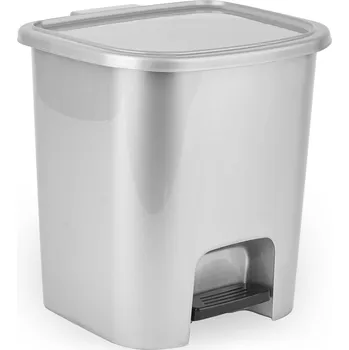 Odpadkový koš Kuchyňský ODPADKOVÝ KOŠ bezdotykový S PEDÁLEM, nádoba na odpad s víkem