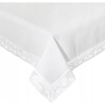 ubrus UBRUS Susan 140 X 220 CM BÍLÝ