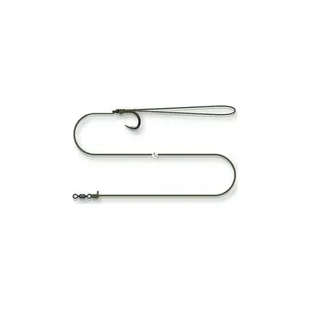 Rybářský háček MADCAT Sumcový návazec s potahem Coated Pellet Rig 55cm 0,75mm #1/0