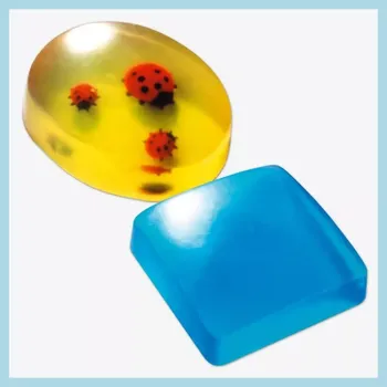 kreativní sada Plastová forma Ovál / Čtverec (Forma na výrobu mýdel)