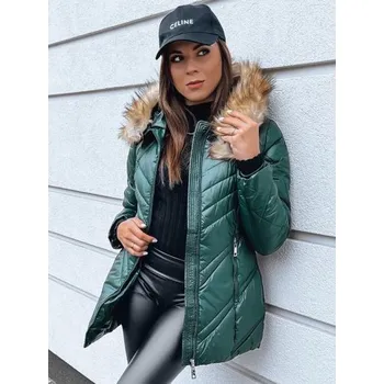 Dámská prošívaná zimní bunda SOLARIS zelená