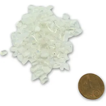 Tromlovaný skleněný zlom - duhový 30g