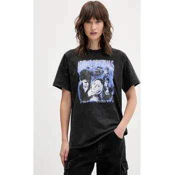 Pánské tričko Bavlněné tričko adidas Originals Buffy Tee JX1278 černá 99X, vel. XXS