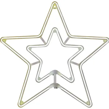 Vánoční dekorace Vánoční LED dekorace hvězda 57,5 cm Studená bílá