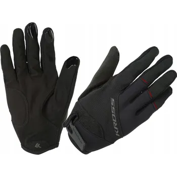 Cyklistické rukavice Cyklistické rukavice Kross M černé