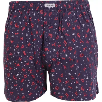 Boxerky Pánské trenky s motivem znamení zvěrokruhu Andrie PS5931 navy velikost M-46/48