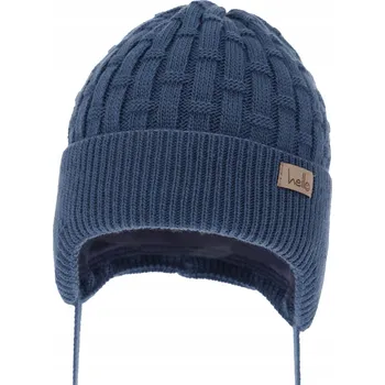 Obraz Chlapecká podzimní/zimní čepice na zavazování Farad, velikost 46/48 AGBO, modrá